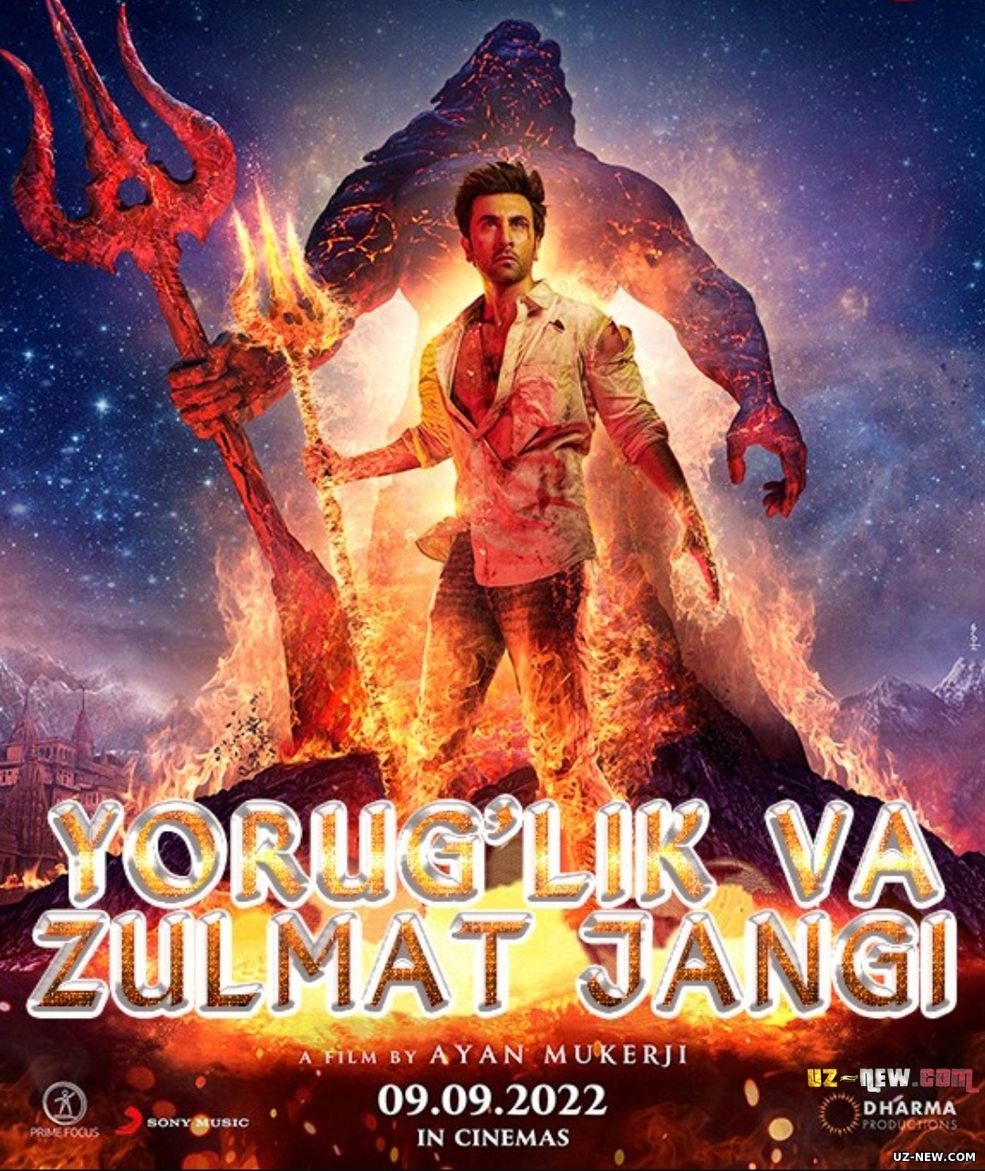 Yorug'lik va zulmat jangi / Brahmastra (Hind kino Uzbek tilida) 2022