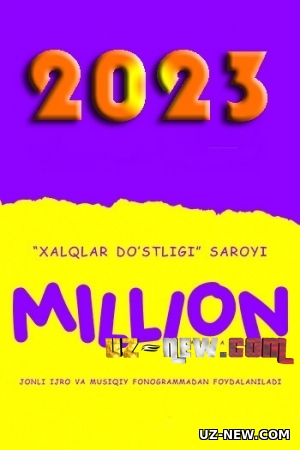 million 2023-2024 konsert dasturi to'liq