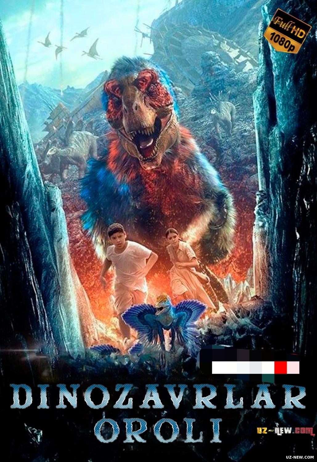 Dinozavrlar oroli Uzbek tilida O'zbekcha tarjima kino 2014