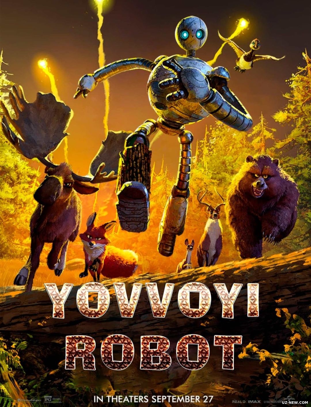 Yovvoyi robot Multfilm Uzbek tilida O'zbekcha 2024